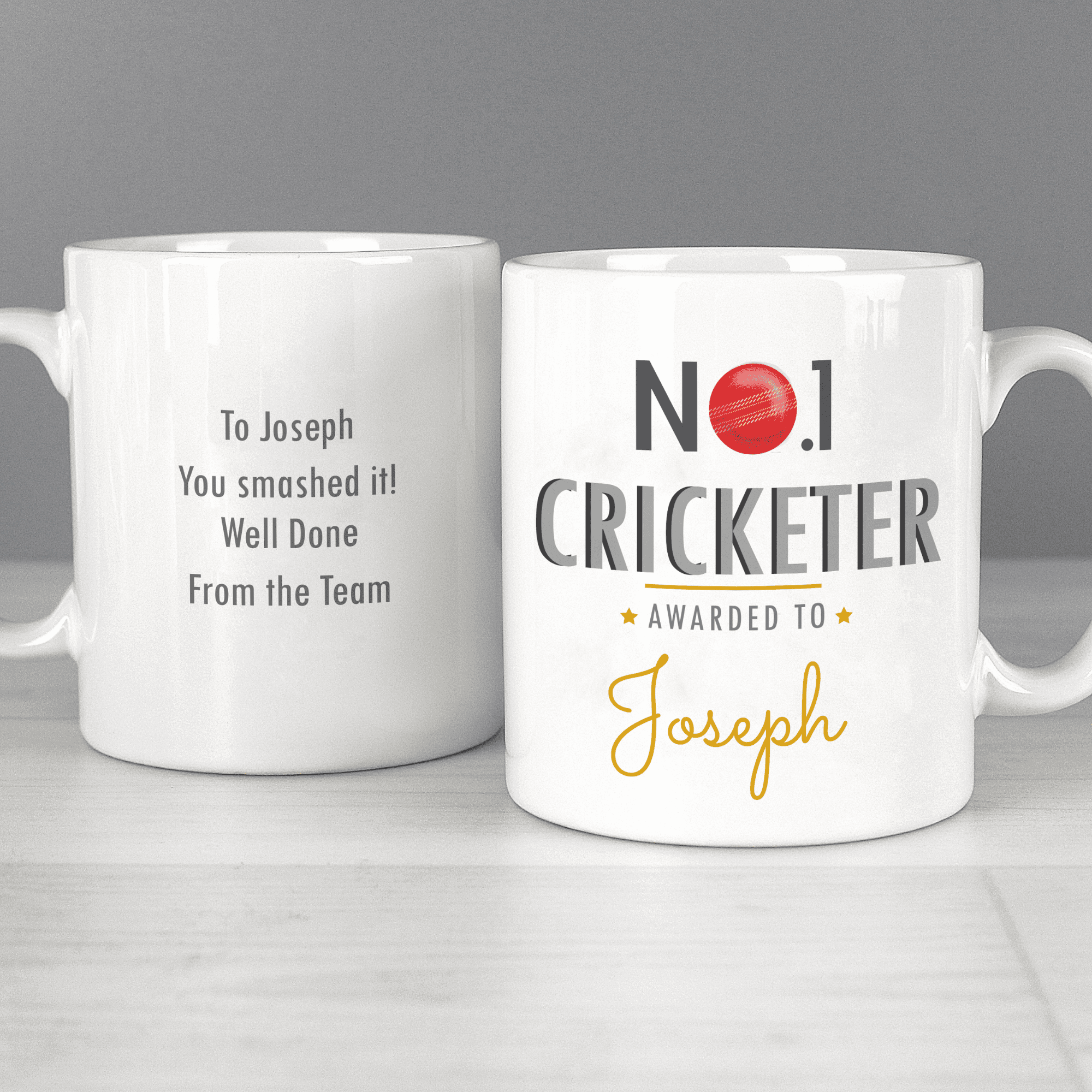 personalised number 1 cricketer