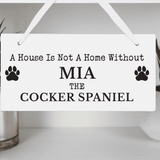 Personalised Dog Breed Wooden Sign