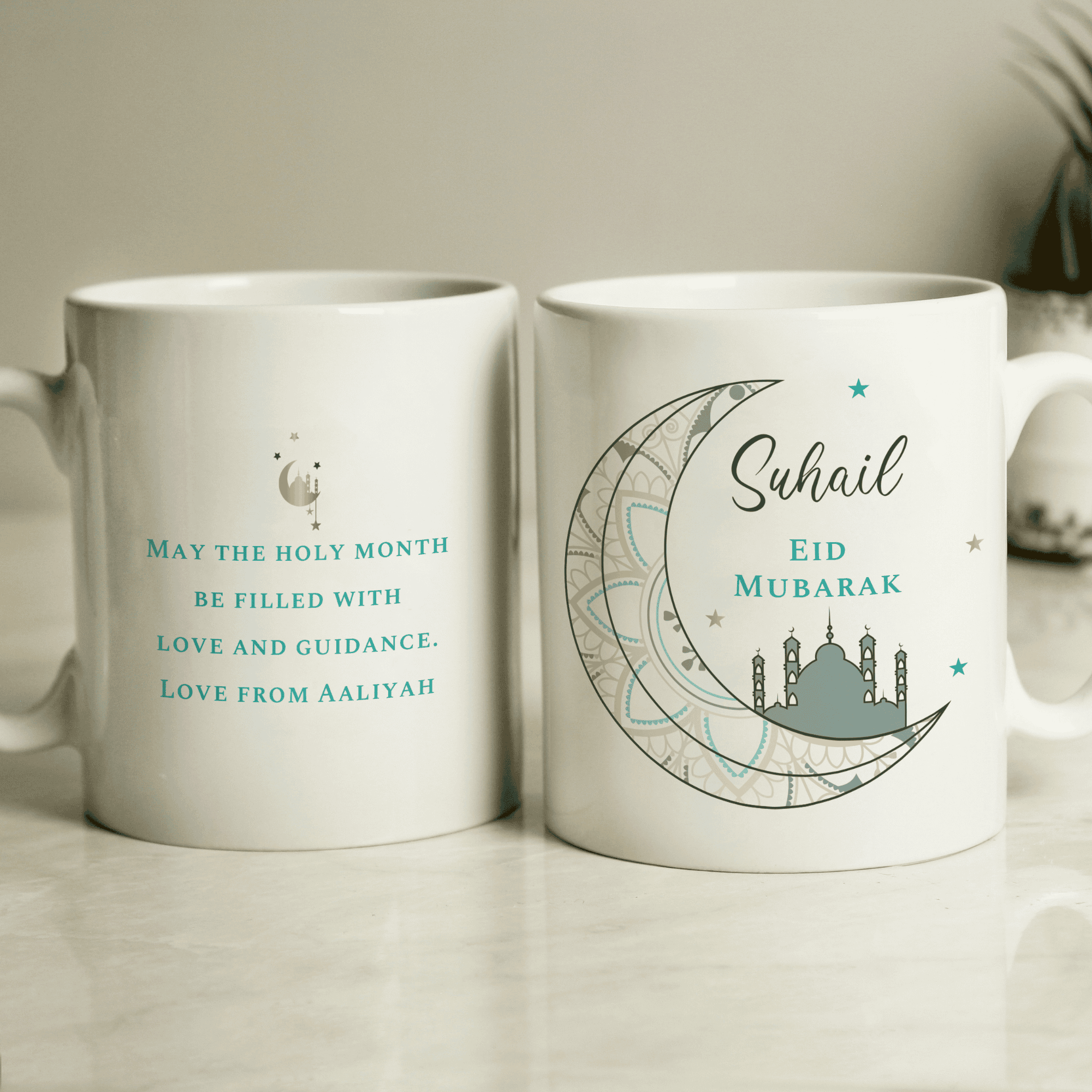 personalised eid ceramic mug