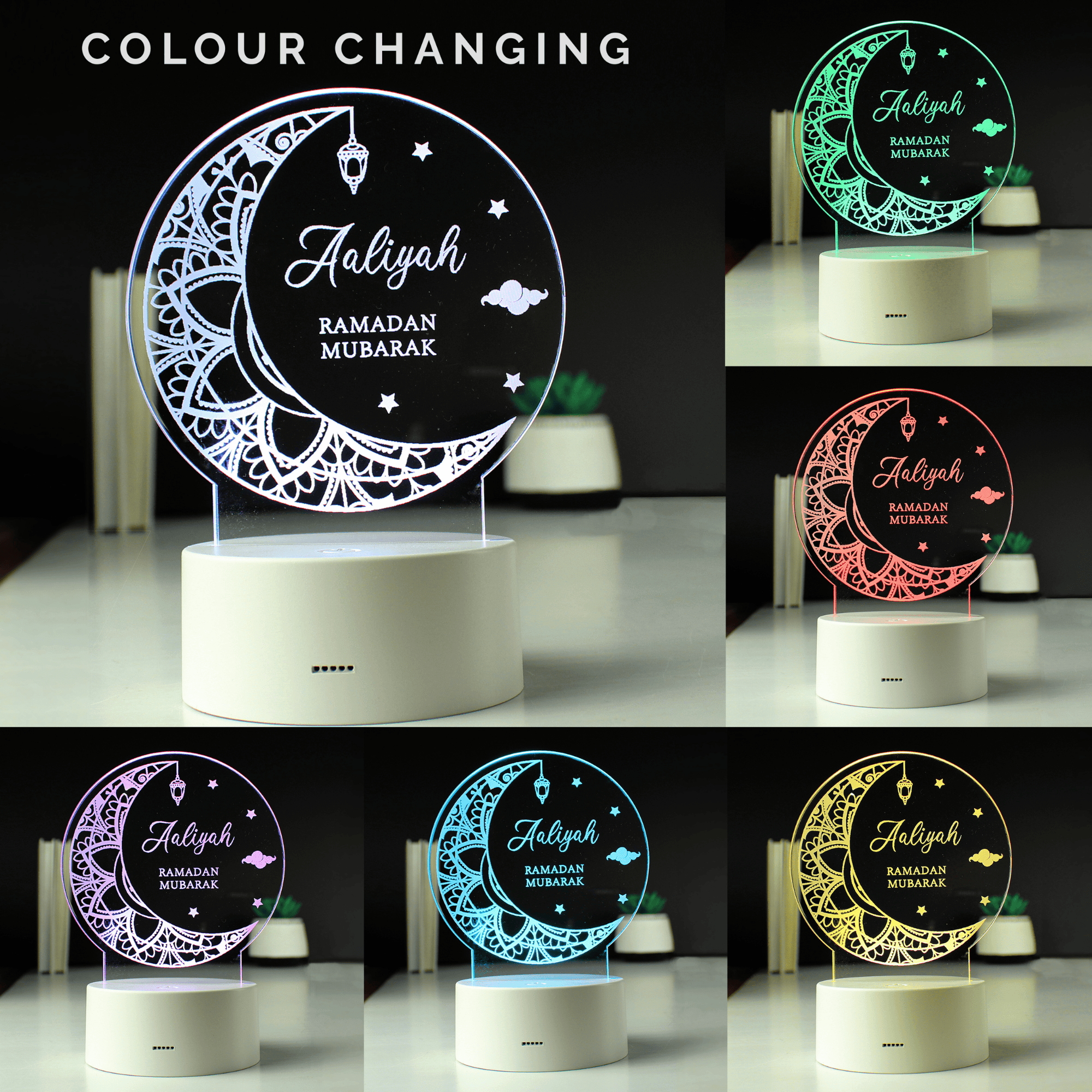 Personalised Eid and Ramadan LED Light
