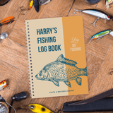 personalised fishing log book