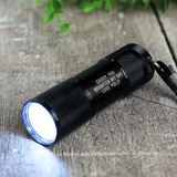 personalised mini torch with any message personalised over 3 lines