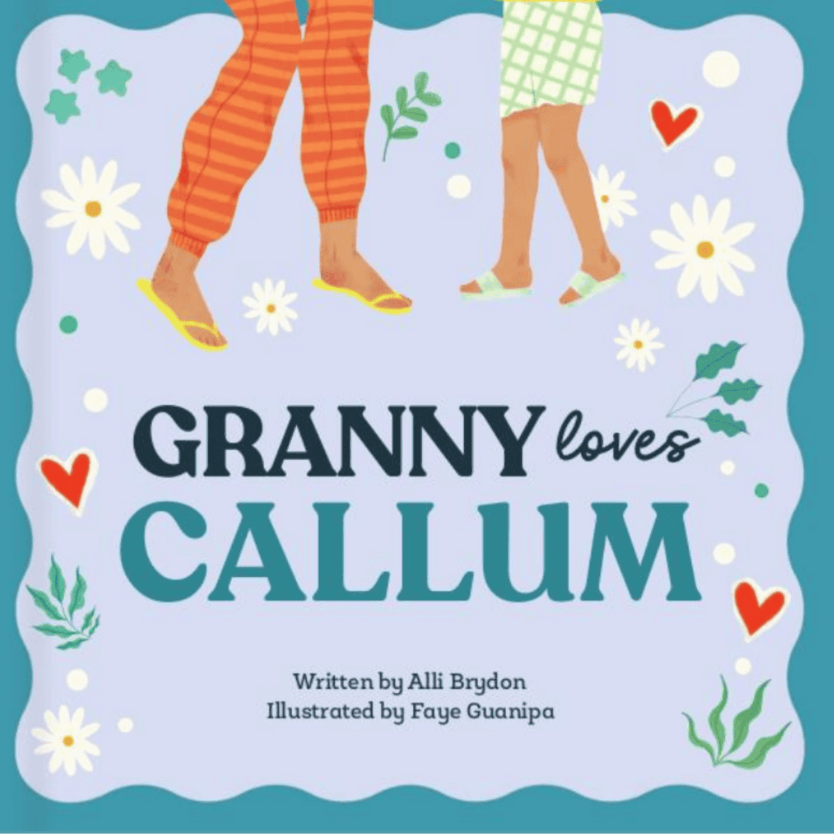 Book cover of the personalised Granny loves book