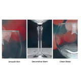 personalised hudson balloon cocktail glass with any message engraved over 4 lines