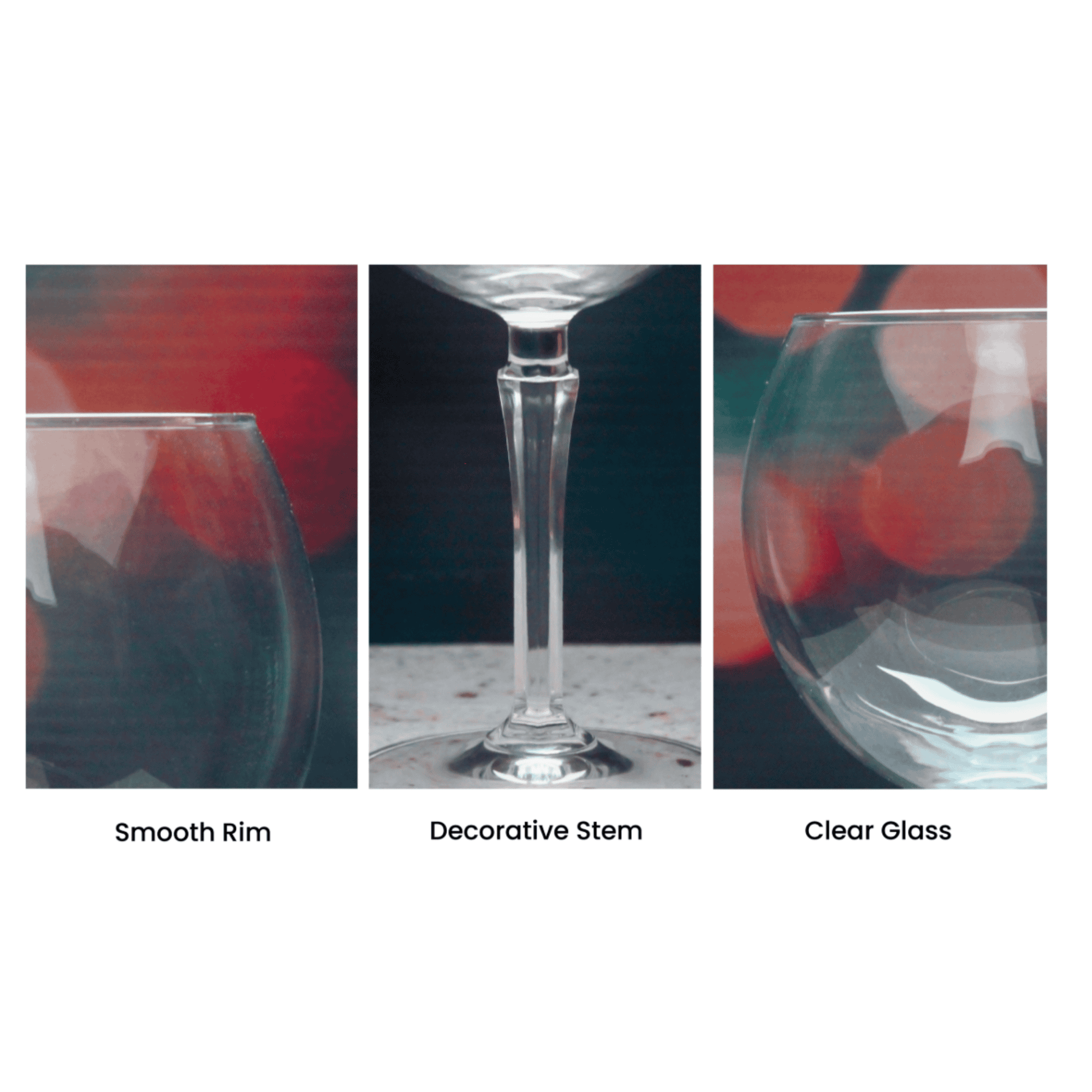 personalised hudson balloon cocktail glass with any message engraved over 4 lines