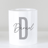 Personalised Initial & Name Ceramic Storage Pot
