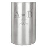 personalised mongram wine cooler
