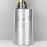 personalised mongram wine cooler