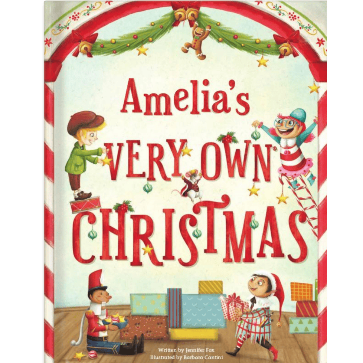 personalised my very own christmas book front cover