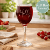 personalised wine glass with any name