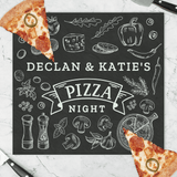 personalised glass pizza chopping board