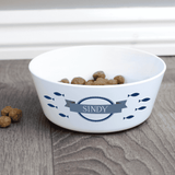 personalised plastic cat bowl personalised with any name