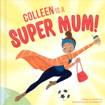 personalised super mum book showing the cover