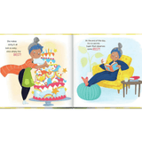 super mum personalised book showing the inside pages personalised as you want