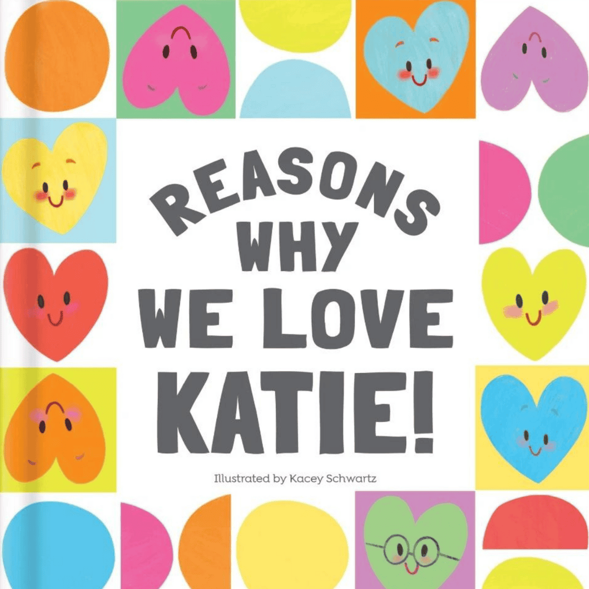 personalised reasons why we love you book front cover