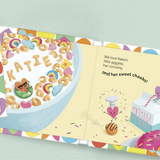 personalised reasons why we love you inside pages showing the illustrations