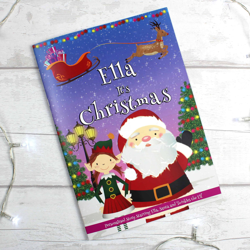 Personalised Girls Christmas Story Book