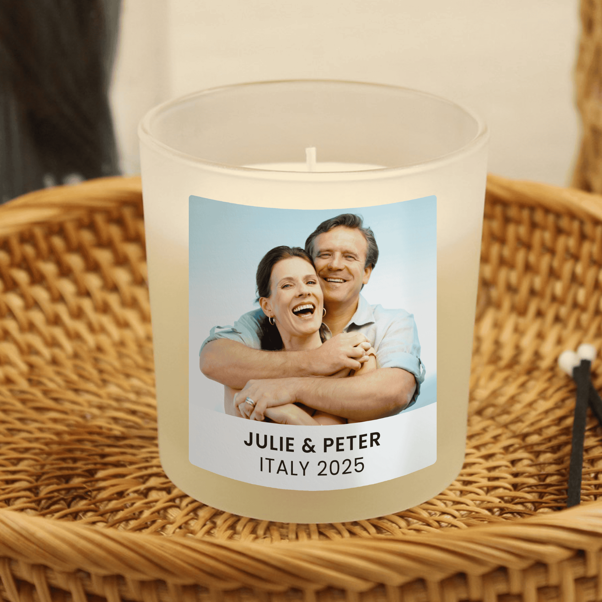 personalised candle jar