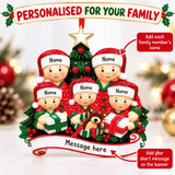 present opening chirstmas tree decoration for 5 people 