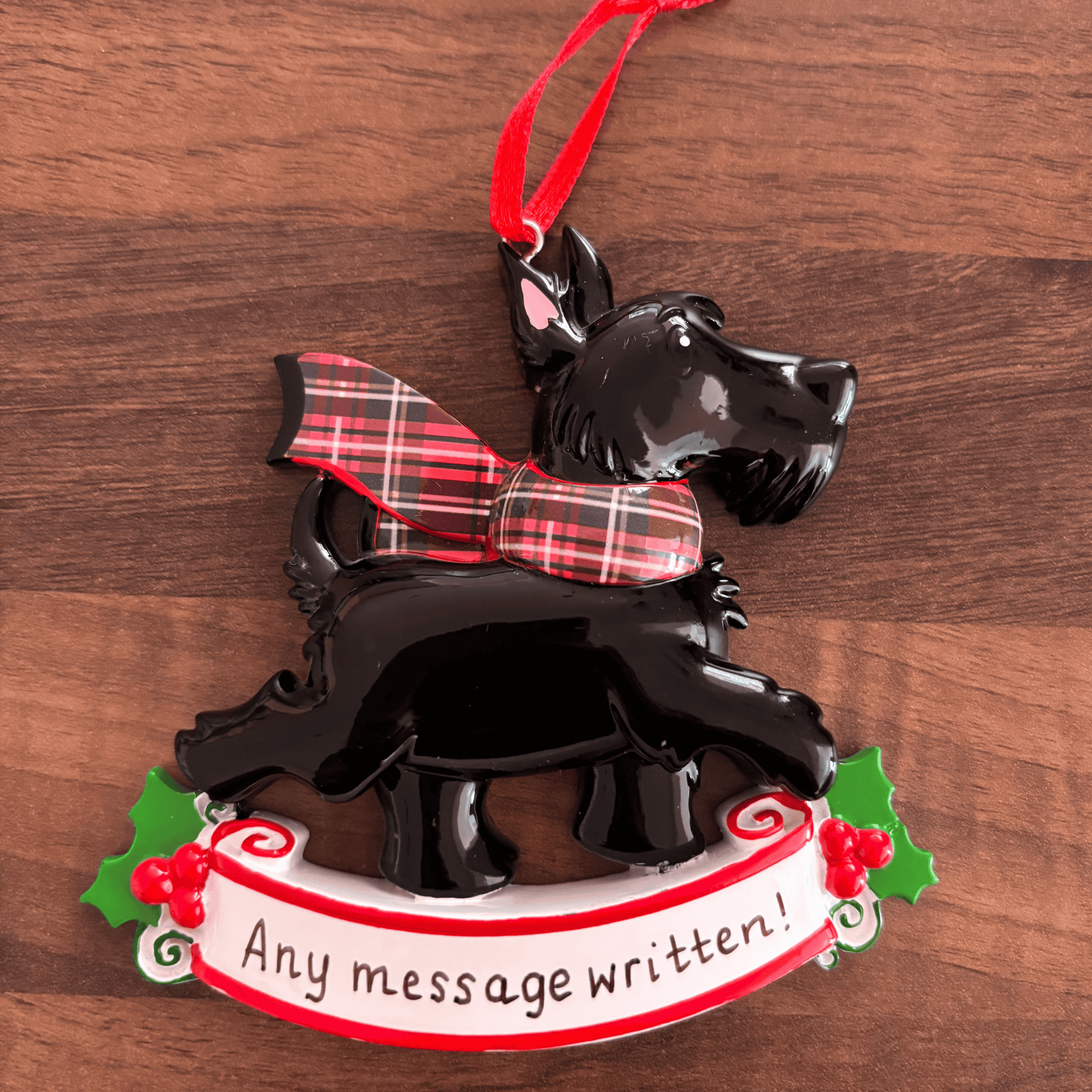 Personalised Scottie Dog Ornament