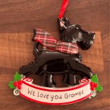 Personalised Scottie Dog Ornament