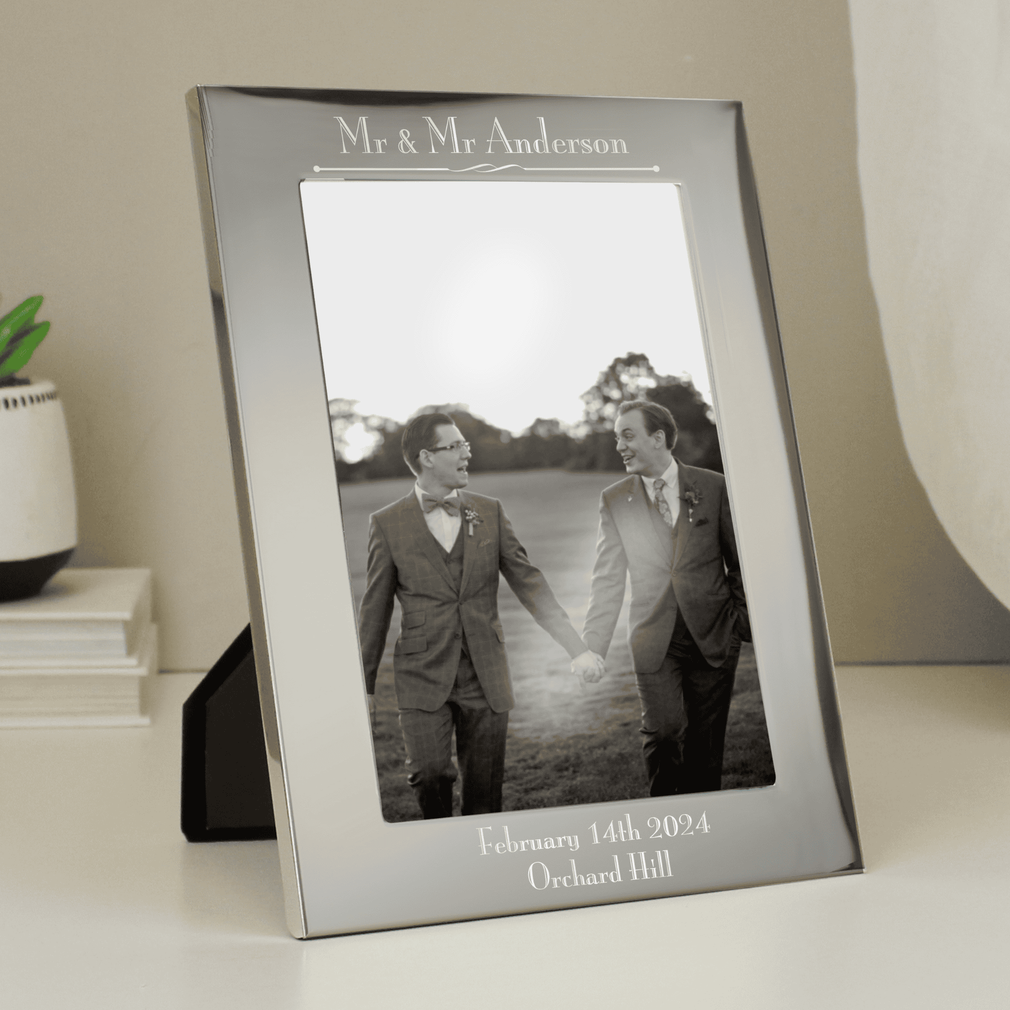 personalised 5x7 photo frame