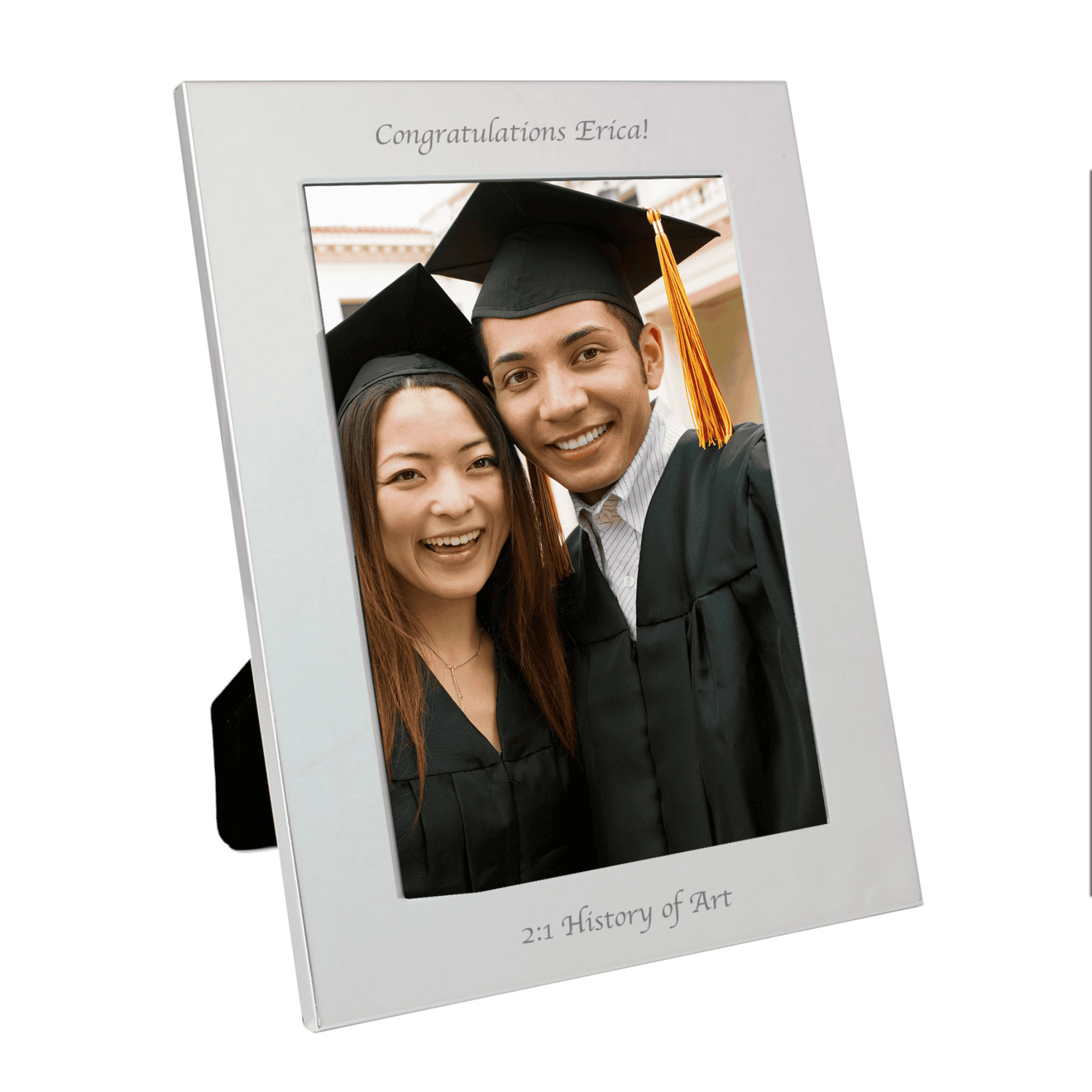 personalised 5x7 photo frame with a graduation image in it