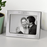 personalised silver plated 6x4 frame
