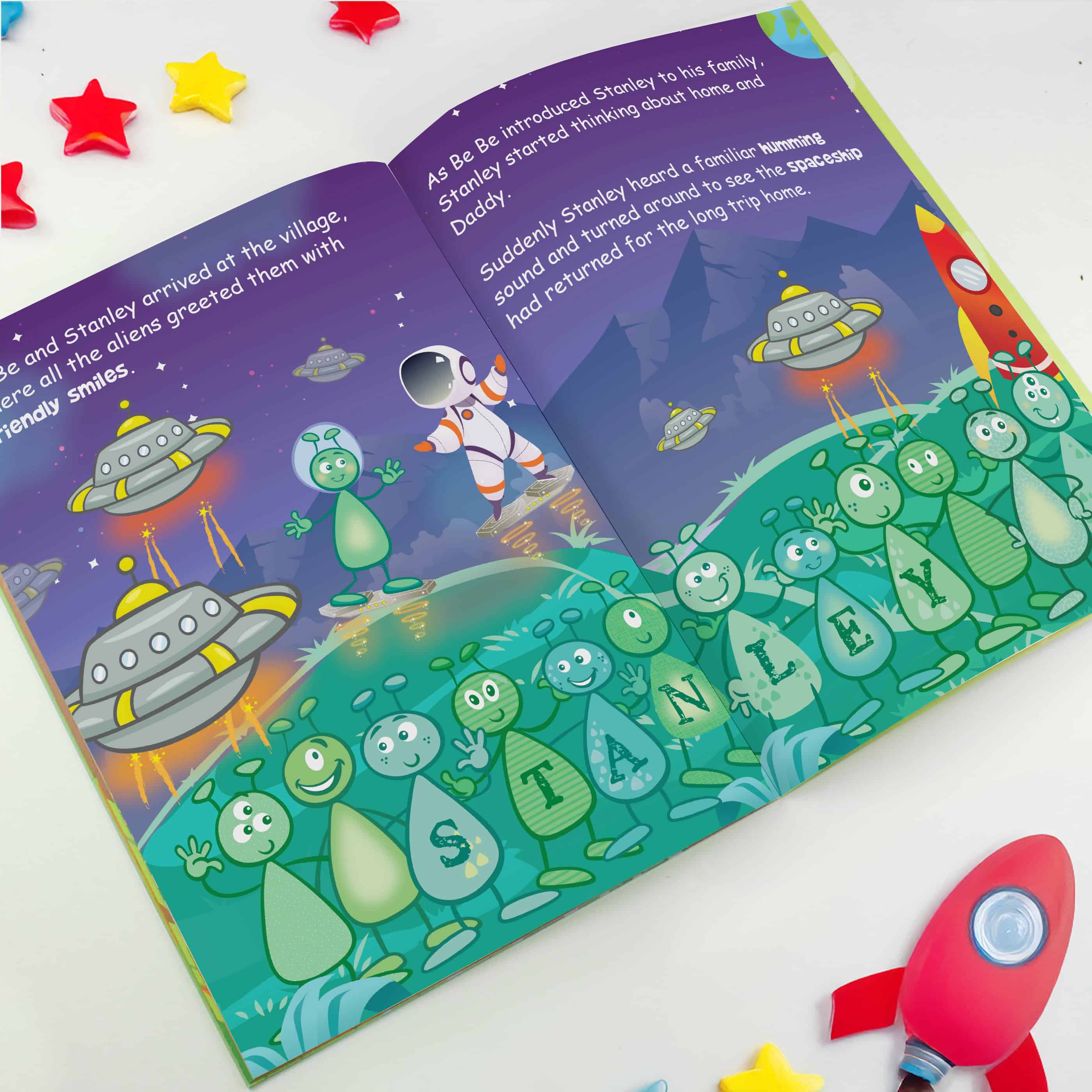 personalised space story book