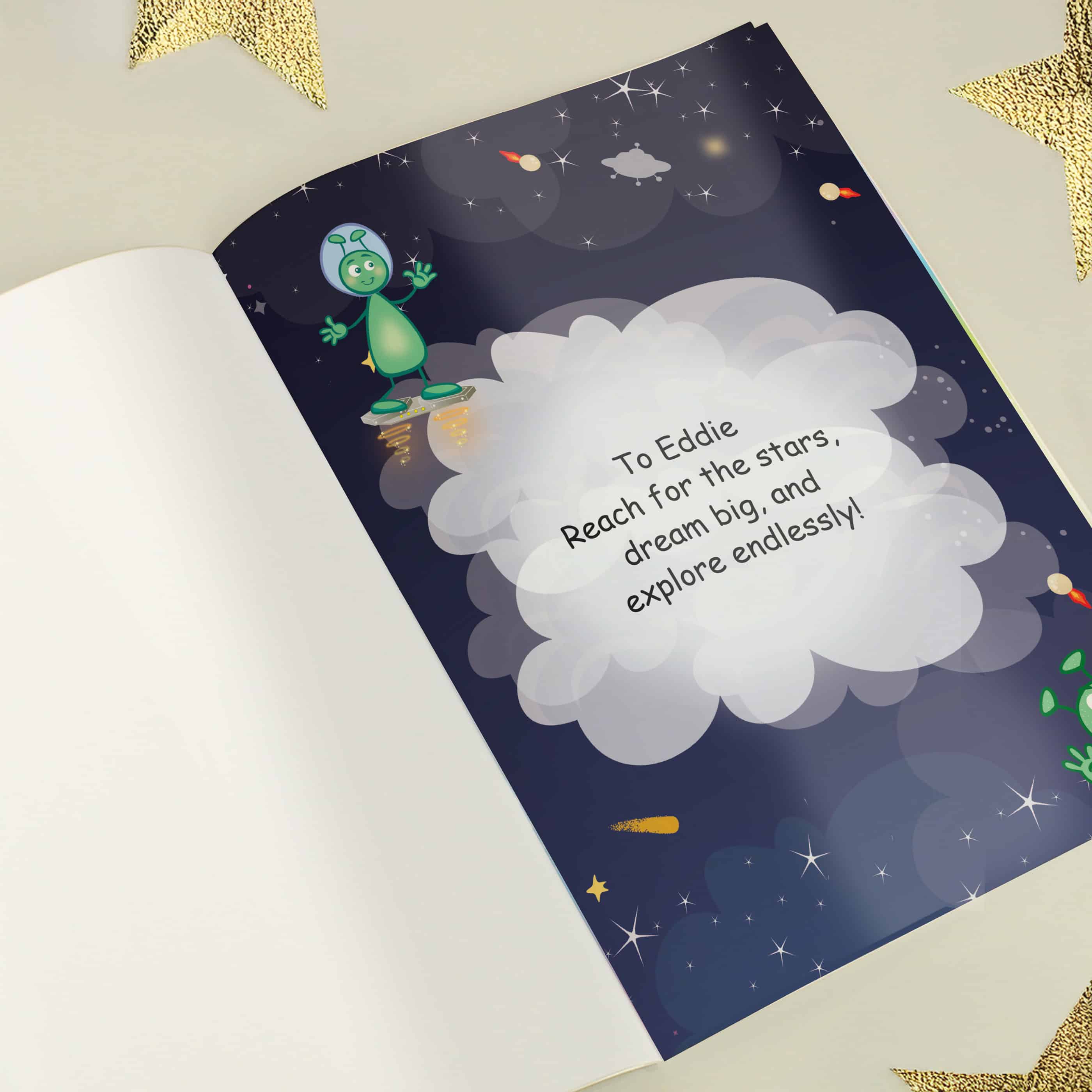 personalised space story book