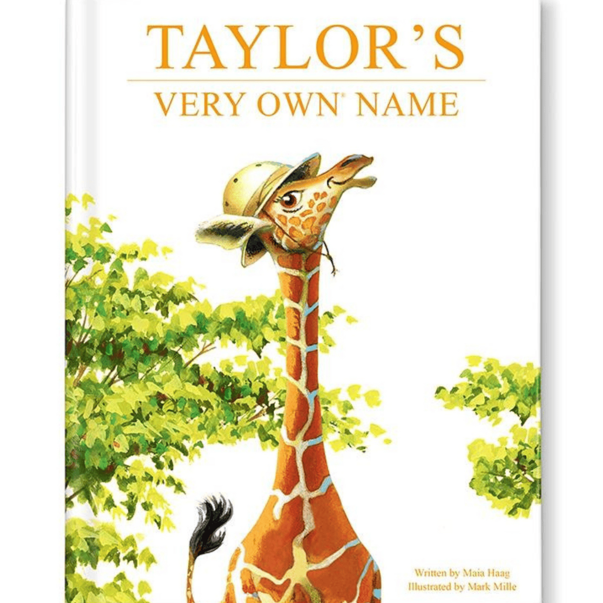 personalised the magic of my name alphabet book showing the front cover