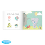 personalised tiny tatty teddy learing adventure book personalised with child's name and a short message