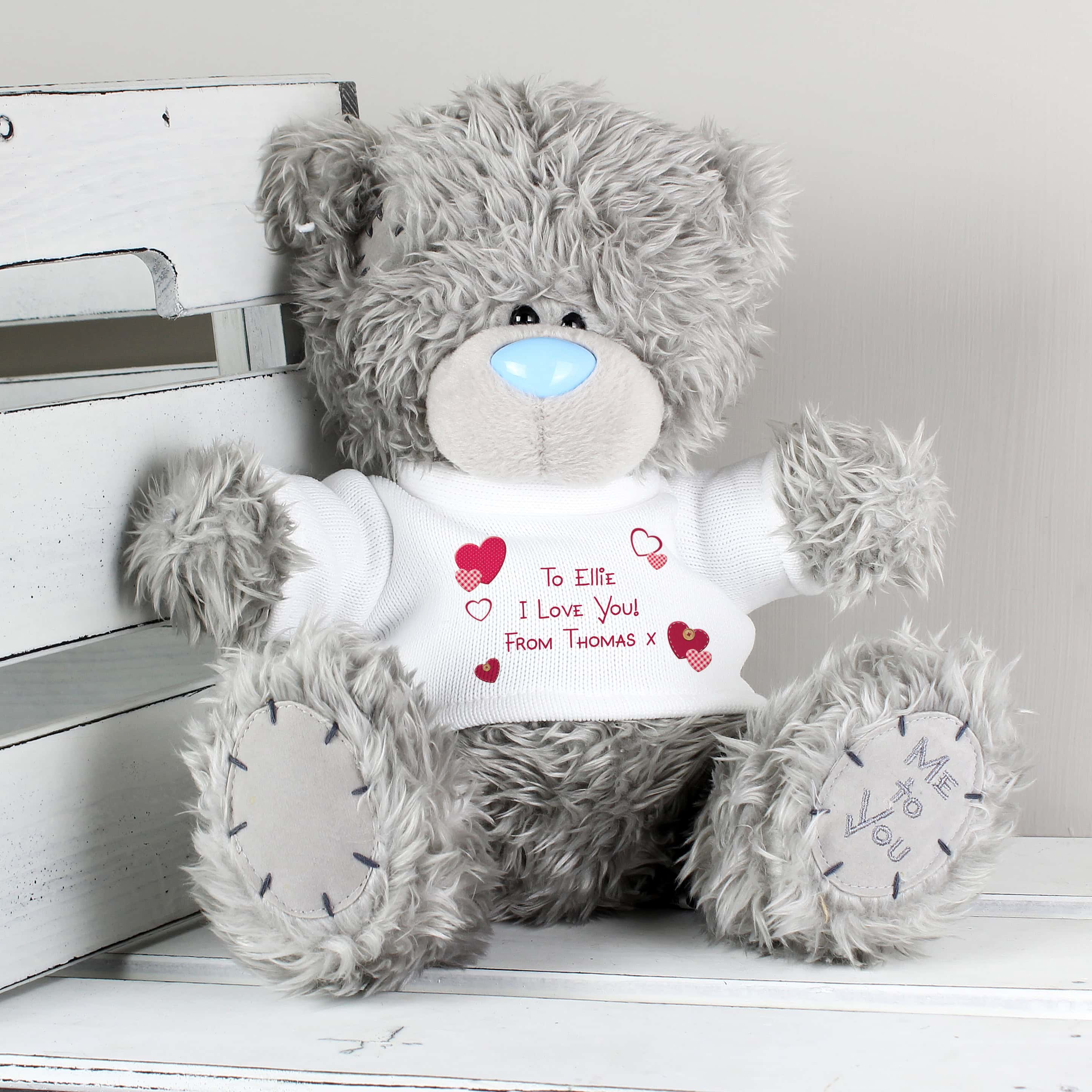 Personalised Me to You Bear Hearts

