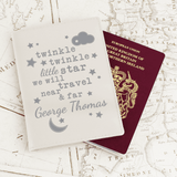personalised twinkle twinkle baby passport cover