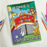Personalised Zoo Colouring Book – Custom Name on Every Page | 28 Pages of Wild Animal Fun for Kids