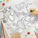 Personalised Zoo Colouring Book – Custom Name on Every Page | 28 Pages of Wild Animal Fun for Kids