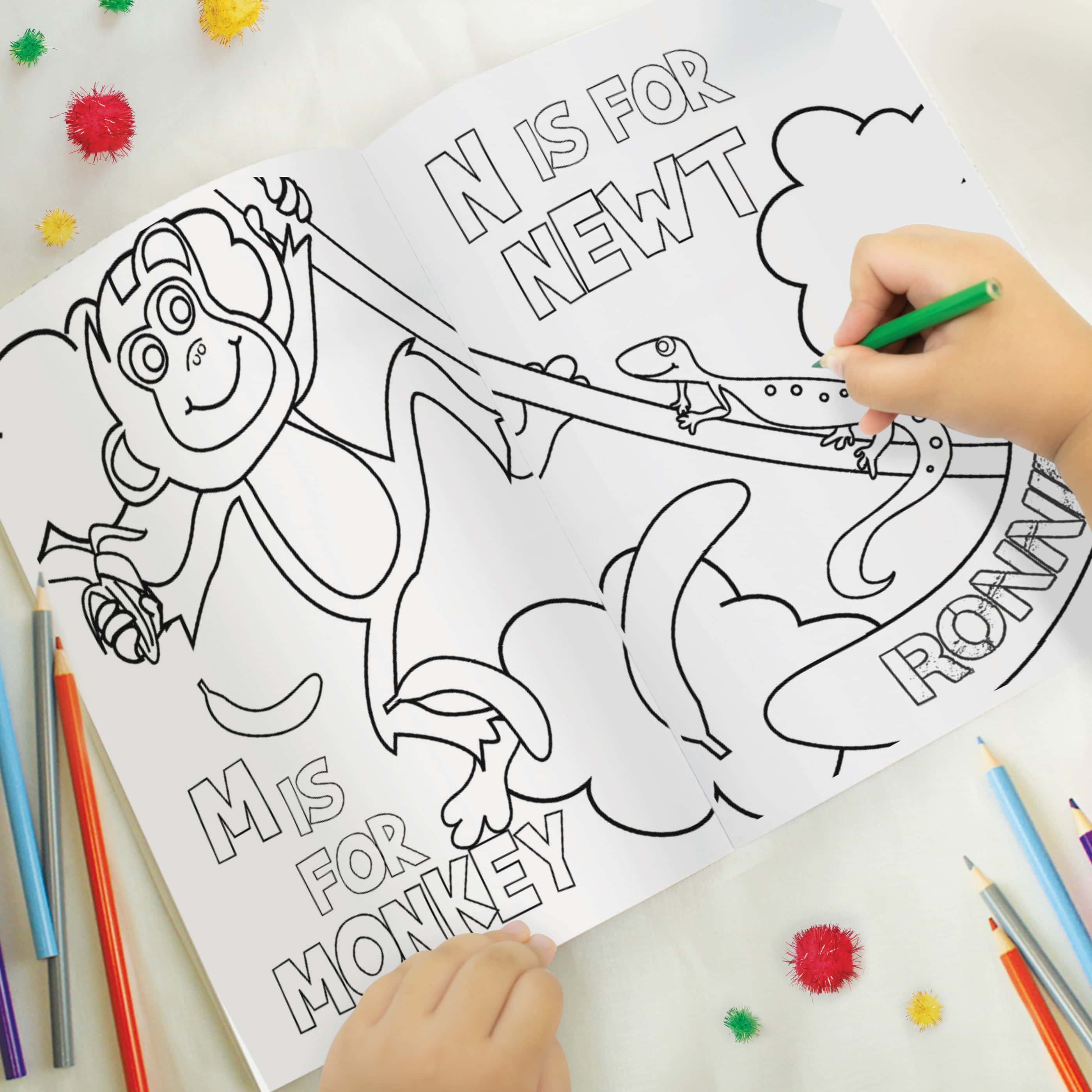 Personalised Zoo Colouring Book – Custom Name on Every Page | 28 Pages of Wild Animal Fun for Kids