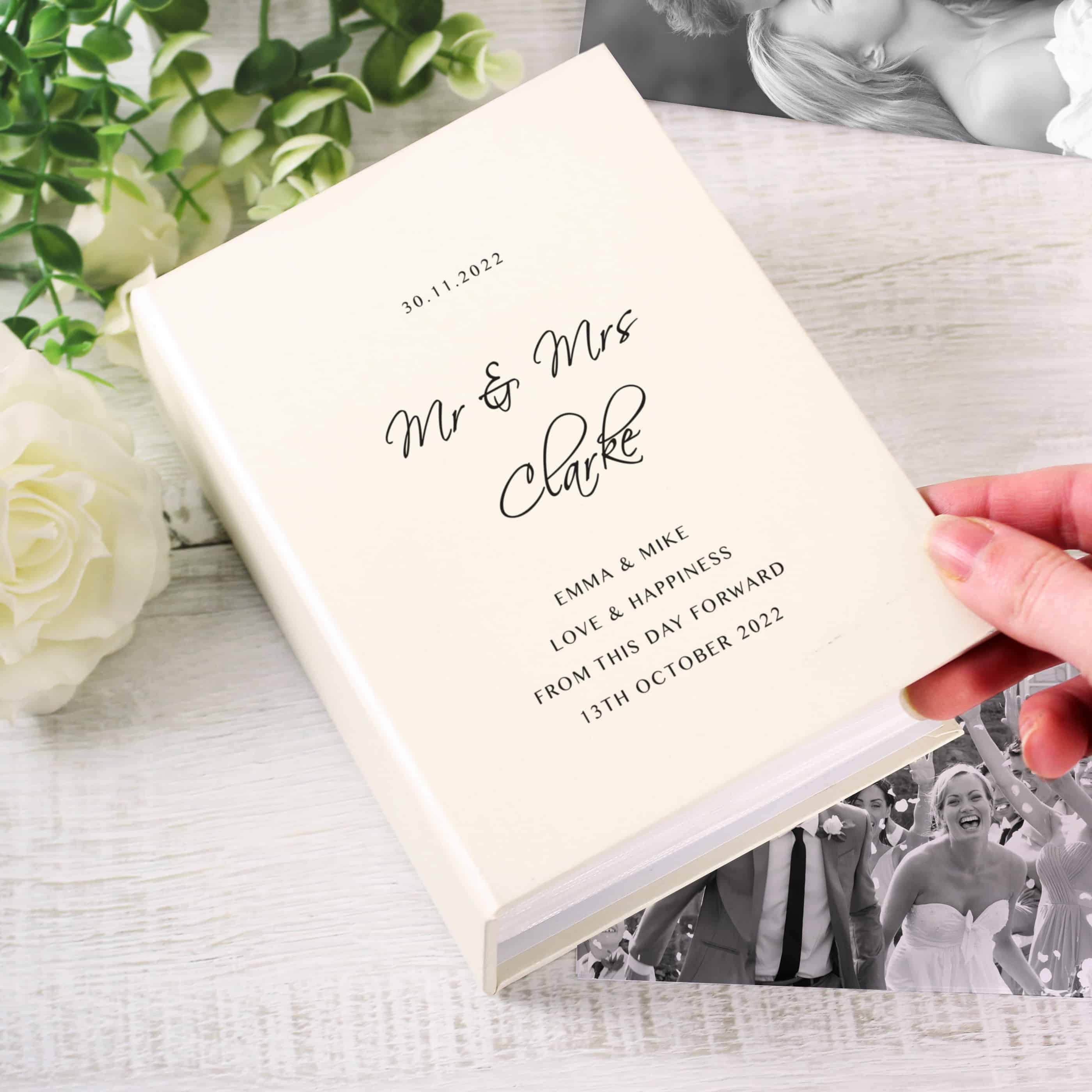 personalised 6 x 4 photo album