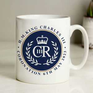 personalised King Charles III Coronation Mug