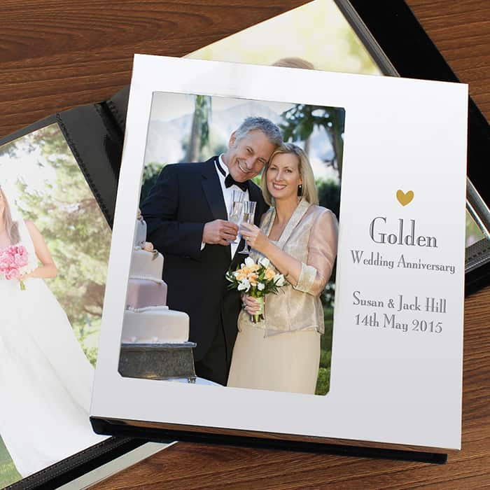 Golden Anniversary Photo Album - CalEli Gifts
