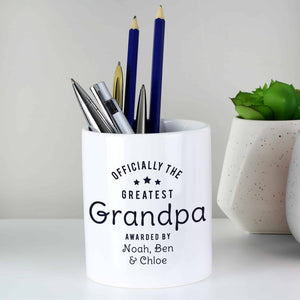 personalised ceramic storage pot