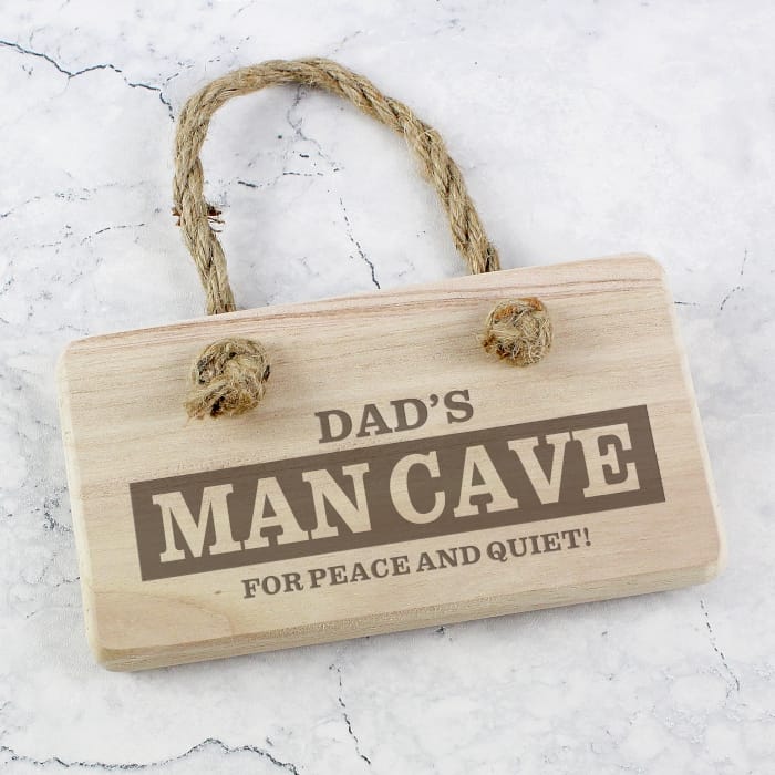 Man Cave Wooden Sign - CalEli Gifts