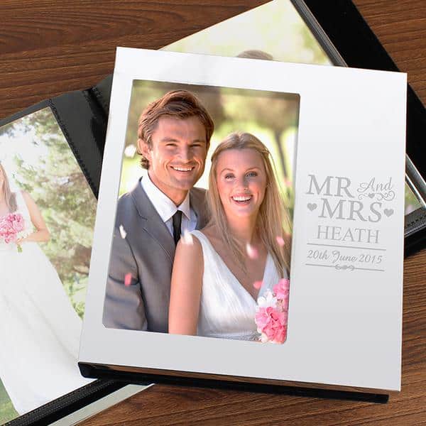 Mr & Mrs Photo Frame Album - CalEli Gifts
