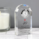 Ruby Wedding Anniversary Clock - CalEli Gifts