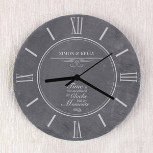 Slate Clock - CalEli Gifts