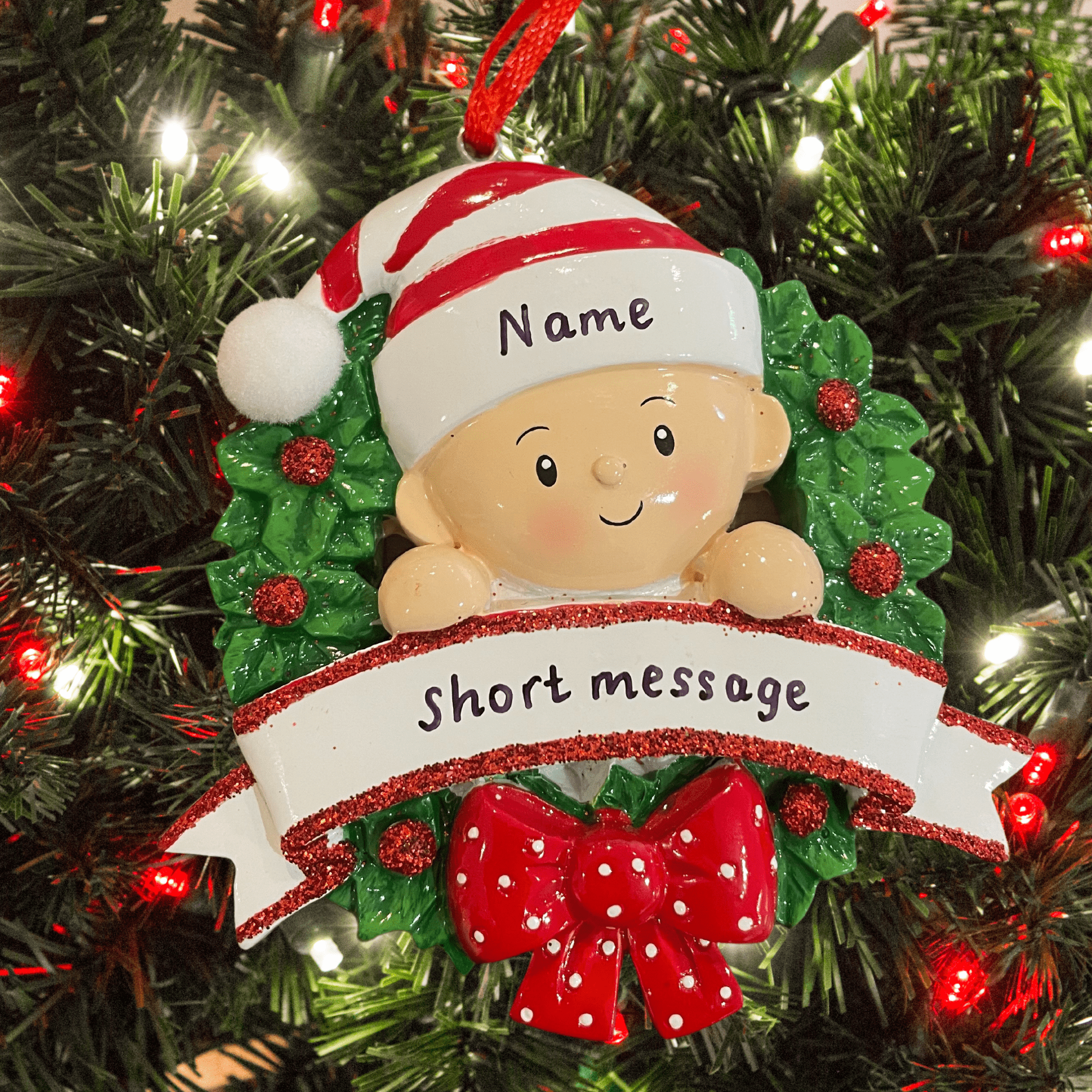 baby's 1st Christmas tree decoration