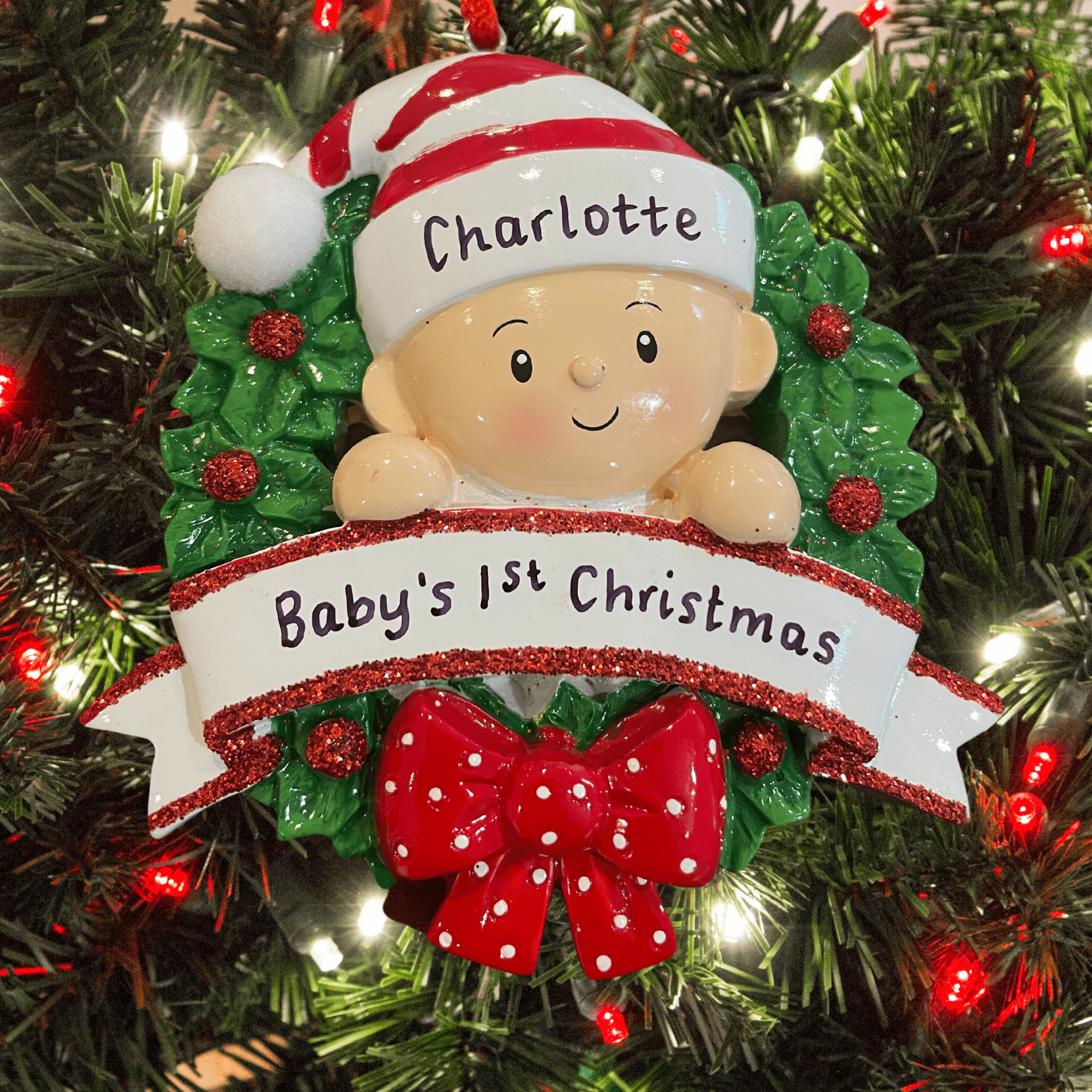 baby's 1st Christmas tree decoration