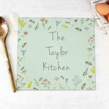 personalised glass chopping board