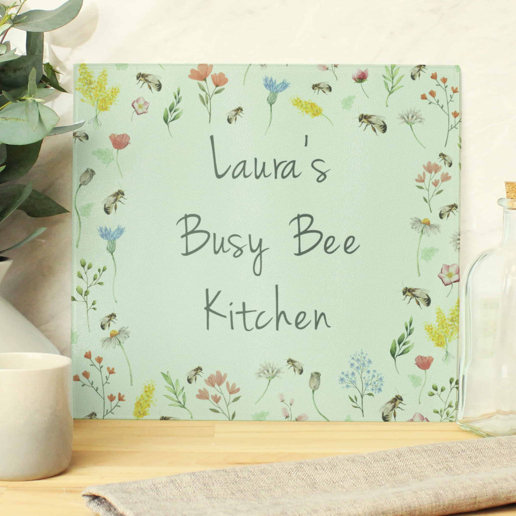 personalised glass chopping board