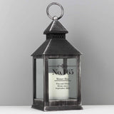 personalised black lantern